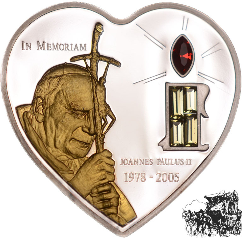 10 Dollar 2005 - in Memoriam Papst Johannes Paul II. 10 Dollar 2005 - in Memoriam Papst Johannes Paul II.