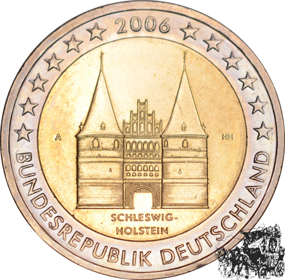2 Euro 2006 A - Holstentor Lübeck 2 Euro 2006 A - Holstentor Lübeck