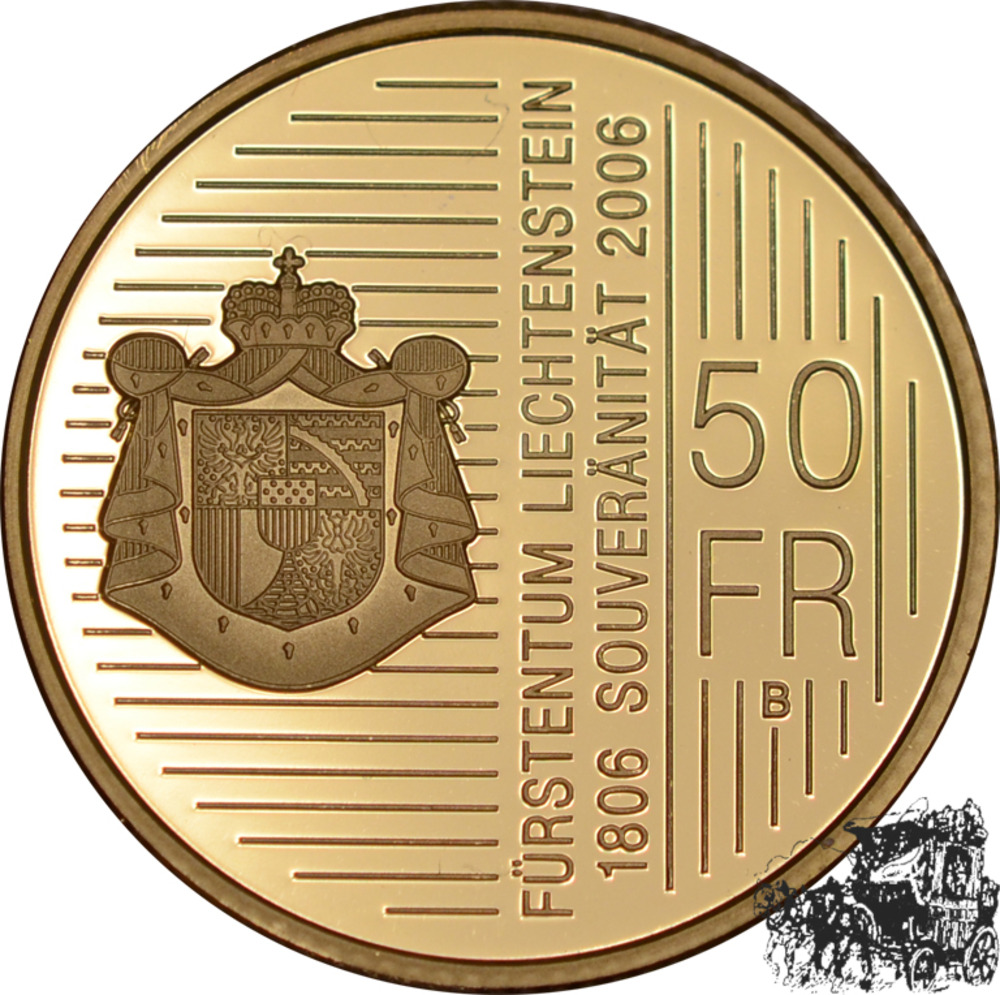 50 Franken 2006 - 200 Jahre Liechtenstein - lose