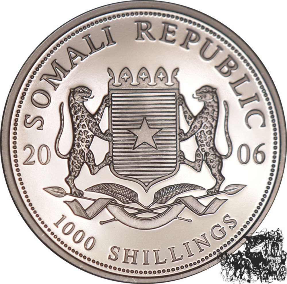 1000 Shillings 2006 - Elefant 1000 Shillings 2006 - Elefant