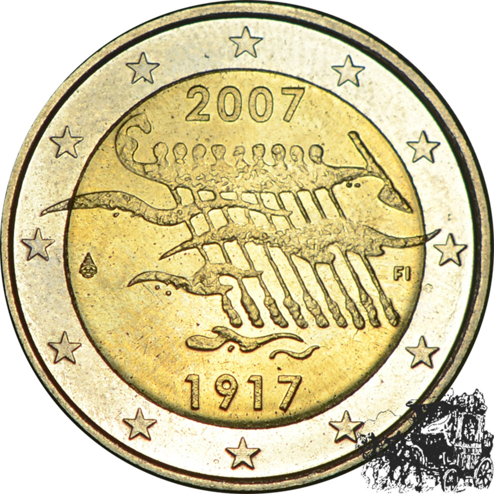 2 Euro 2007 - 90 J. Unabhängigkeit