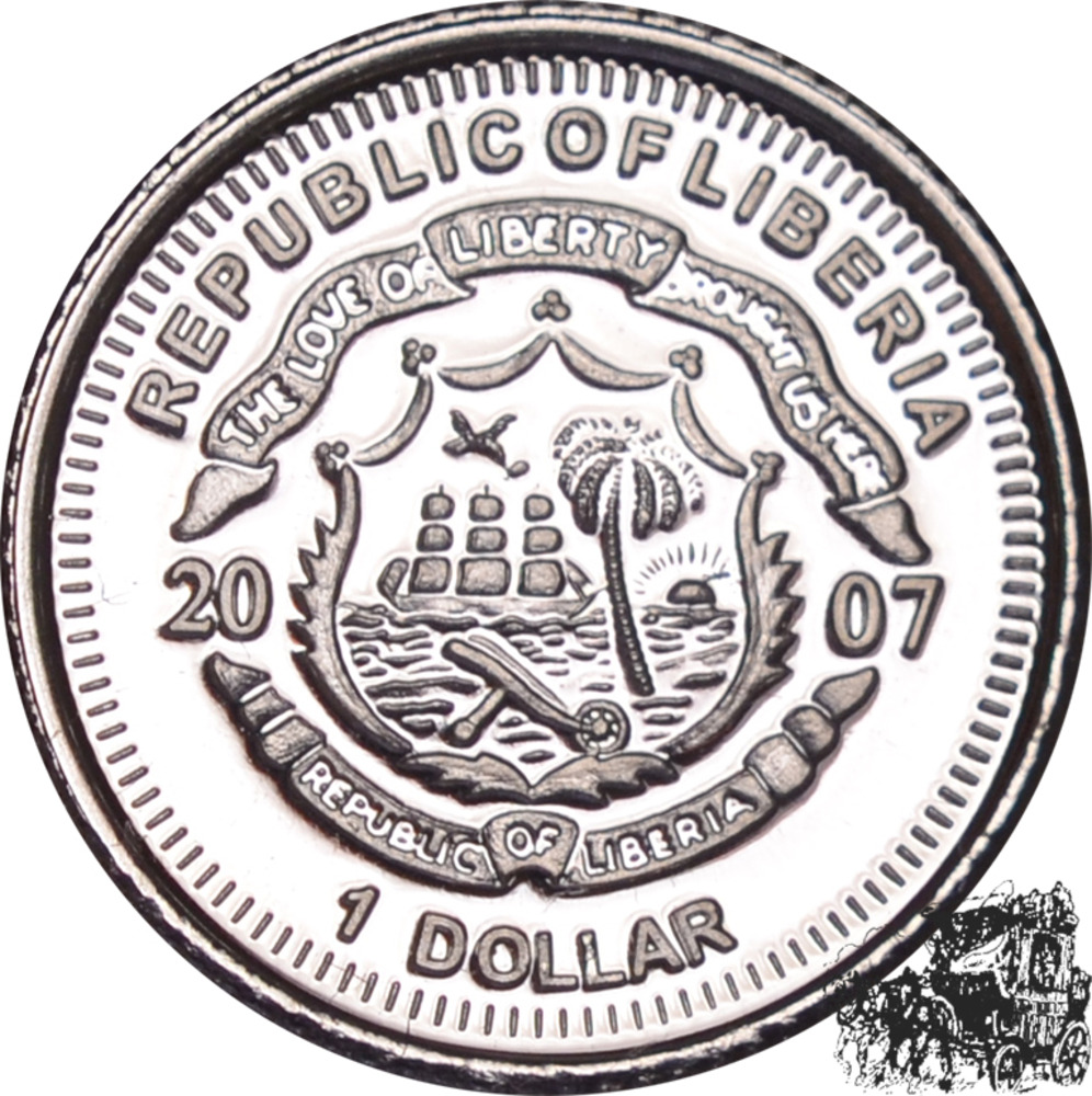 1 Dollar 2007 - Fussball EM 2008 Genf 1 Dollar 2007 - Fussball EM 2008 Genf