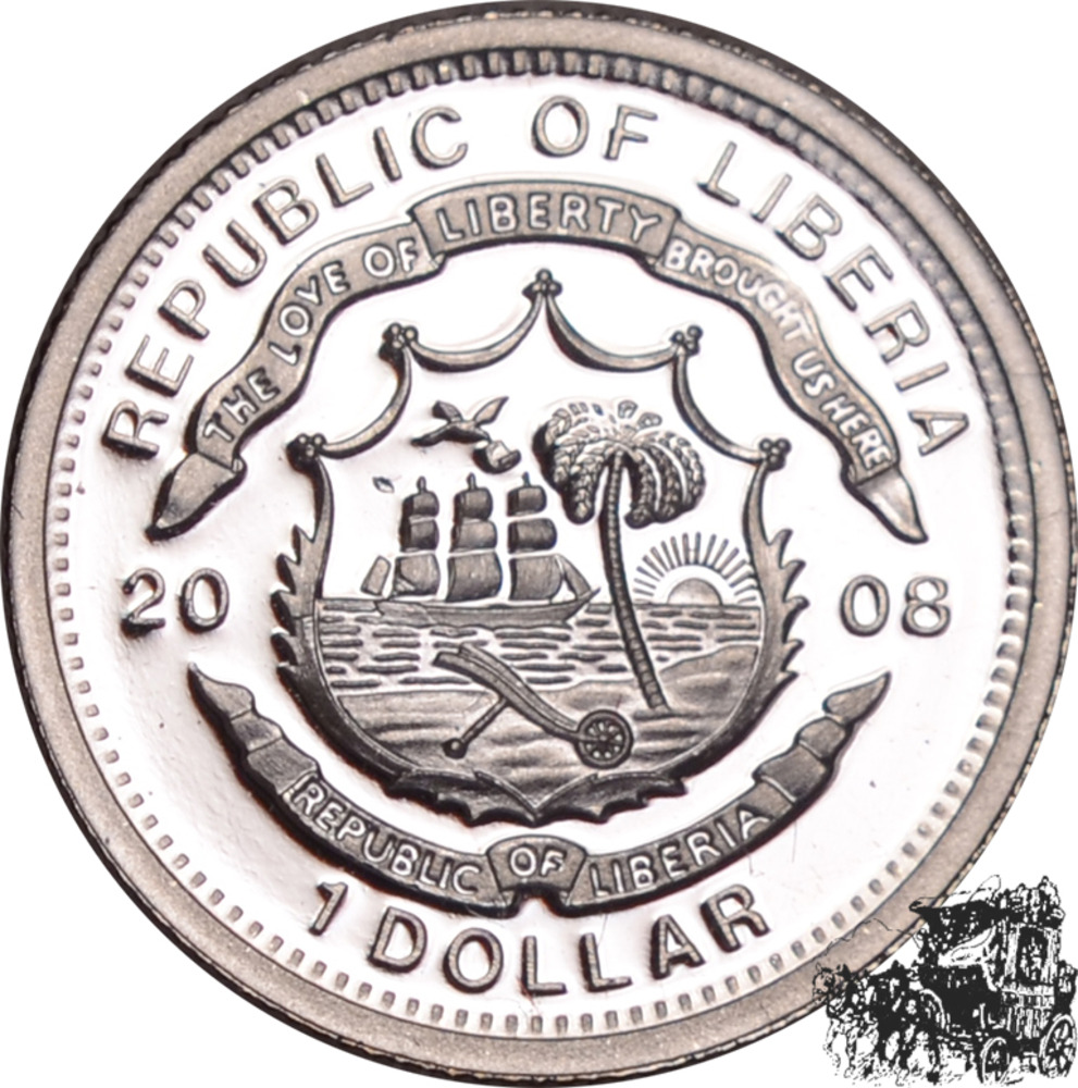 1 Dollar 2008 - Fussball EM 2008 Deutschland 1 Dollar 2008 - Fussball EM 2008 Deutschland