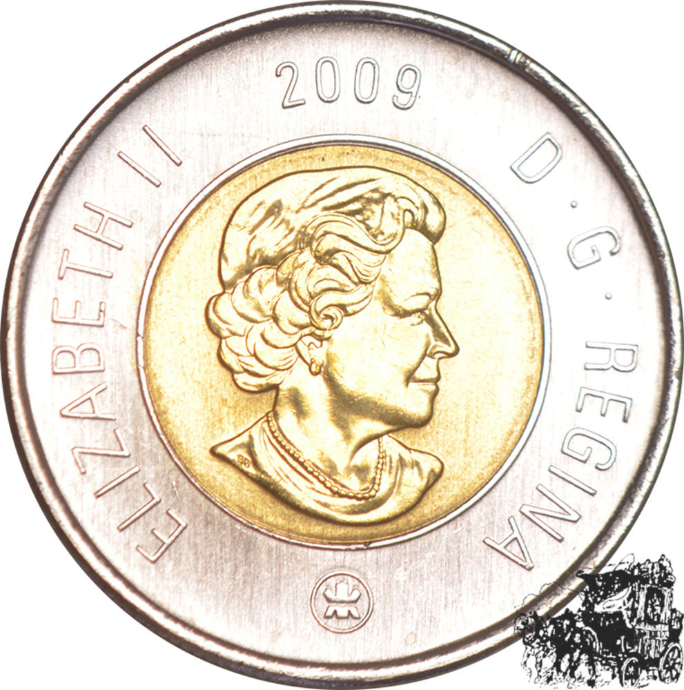 2 Dollar 2009 - Skispringen, Farbapplikation