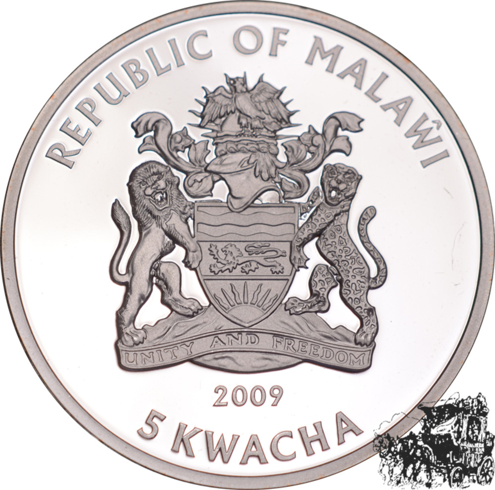 5 Kwacha 2009 - Schlachtschiff Bismarck 5 Kwacha 2009 - Schlachtschiff Bismarck