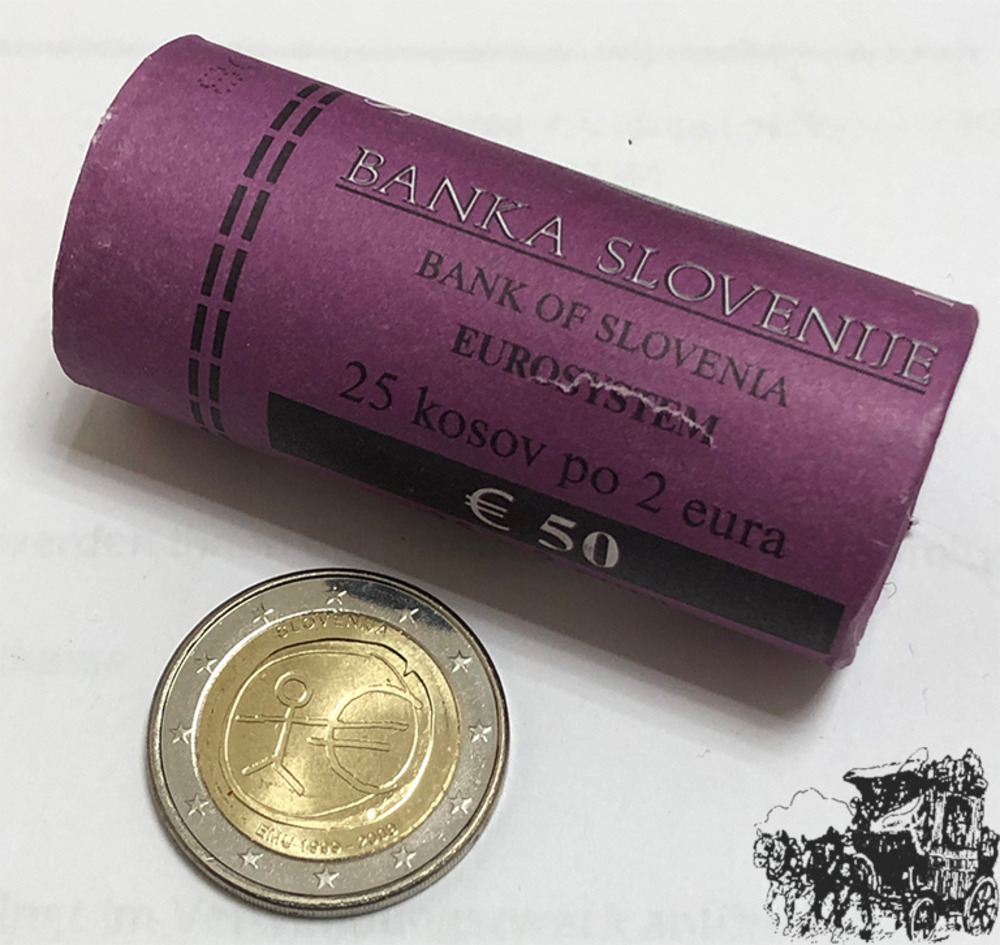 25 x 2 Euro 2009 - 10 Jahre WWU - Rolle 25 x 2 Euro 2009 - 10 Jahre WWU - Rolle
