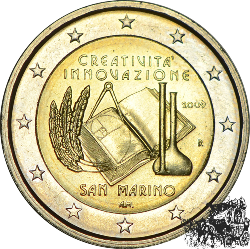 2 Euro 2009 - Kreativität und Innovation