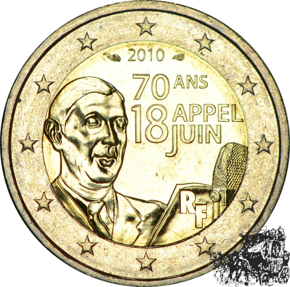 2 Euro 2010 - Charles de Gaulle