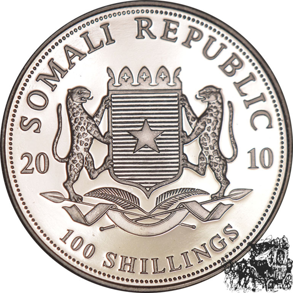100 Shillings 2010 - Elefant