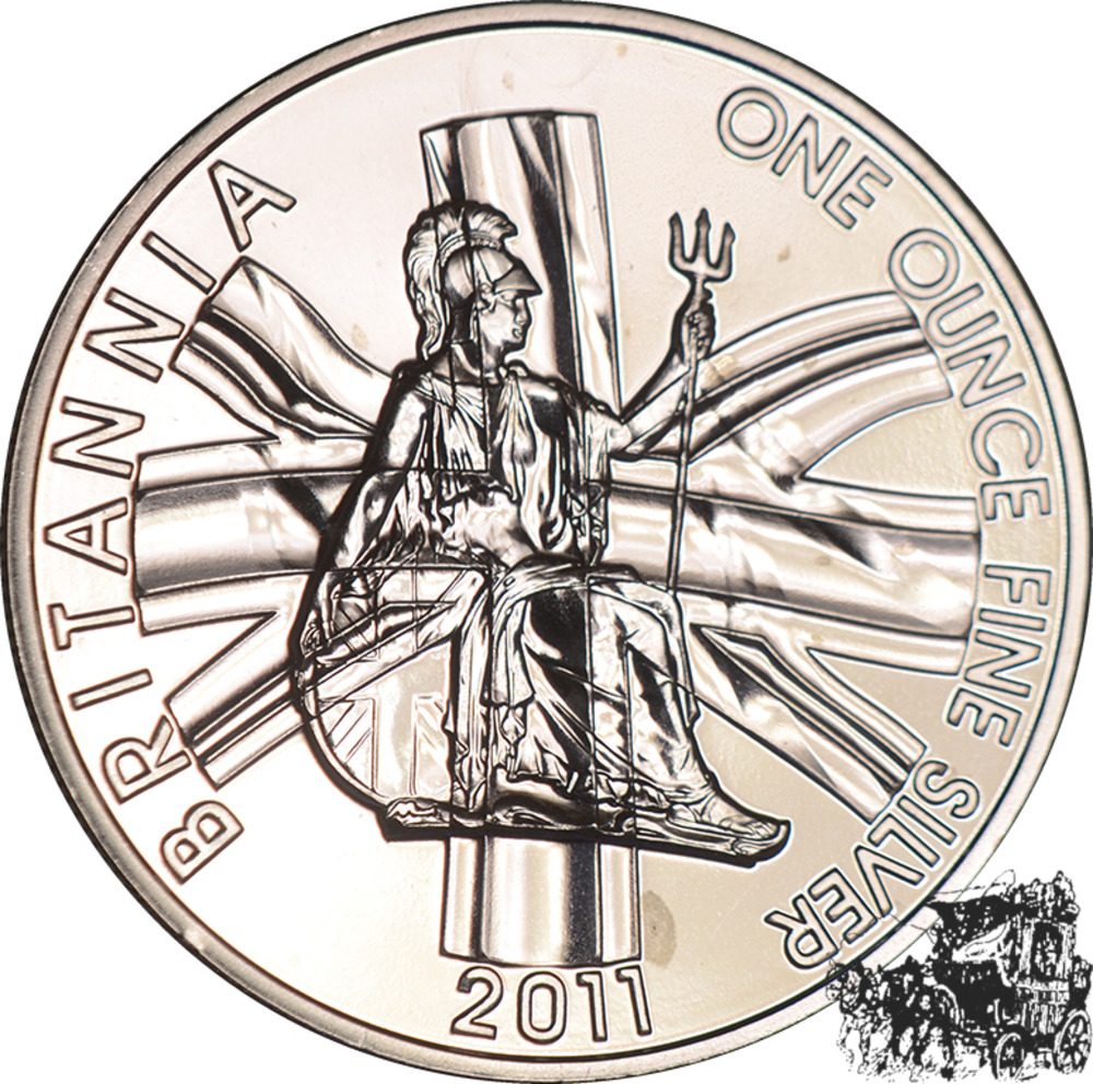 2 Pfund 2011 - Britannia mit Union Jack 2 Pfund 2011 - Britannia mit Union Jack
