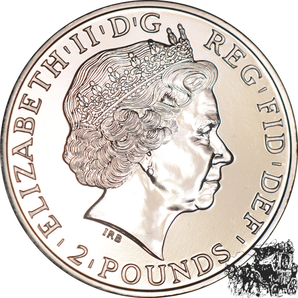 2 Pfund 2011 - Britannia mit Union Jack 2 Pfund 2011 - Britannia mit Union Jack