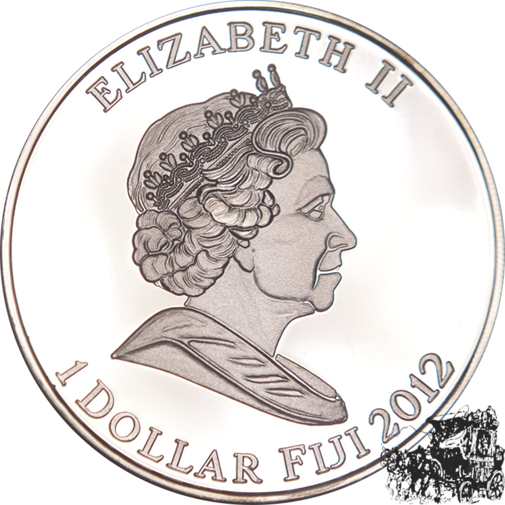 1 Dollar 2012 - Statue des Horus 1 Dollar 2012 - Statue des Horus