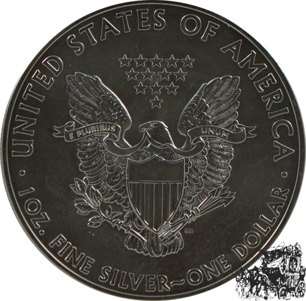 1 Dollar 2012 Eagle, Farbapp. 1 Dollar 2012 Eagle, Farbapp.
