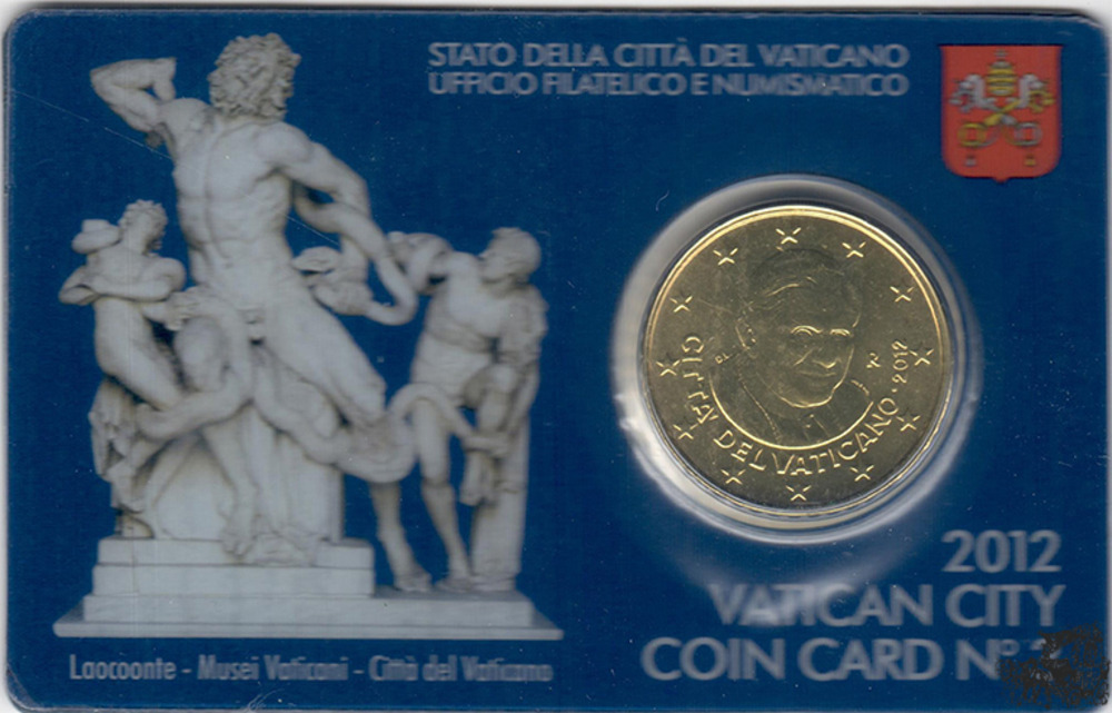 50 Cent 2012 - Vatikan, Coincard Nr 3