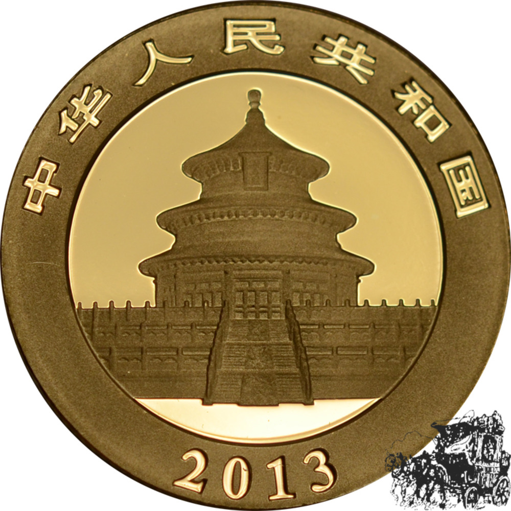 100 Yuan 2013 - 3 Panda trinken 100 Yuan 2013 - 3 Panda trinken