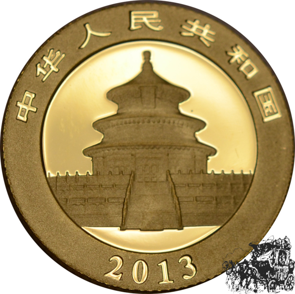 50 Yuan 2013 - 3 Panda trinken 50 Yuan 2013 - 3 Panda trinken