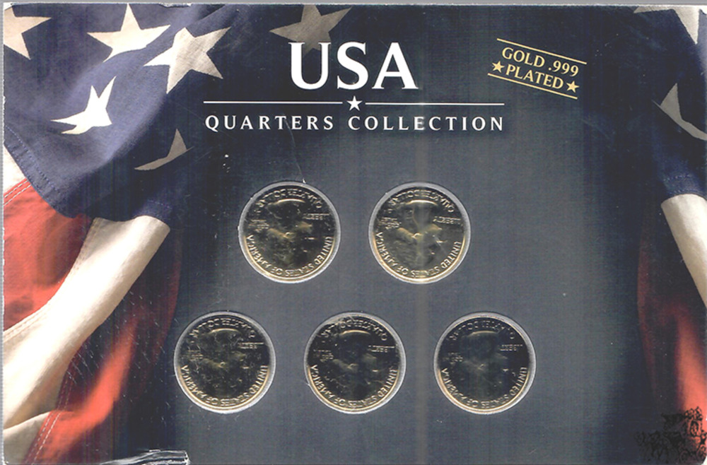 5 x 25 Cent 2013 D - USA