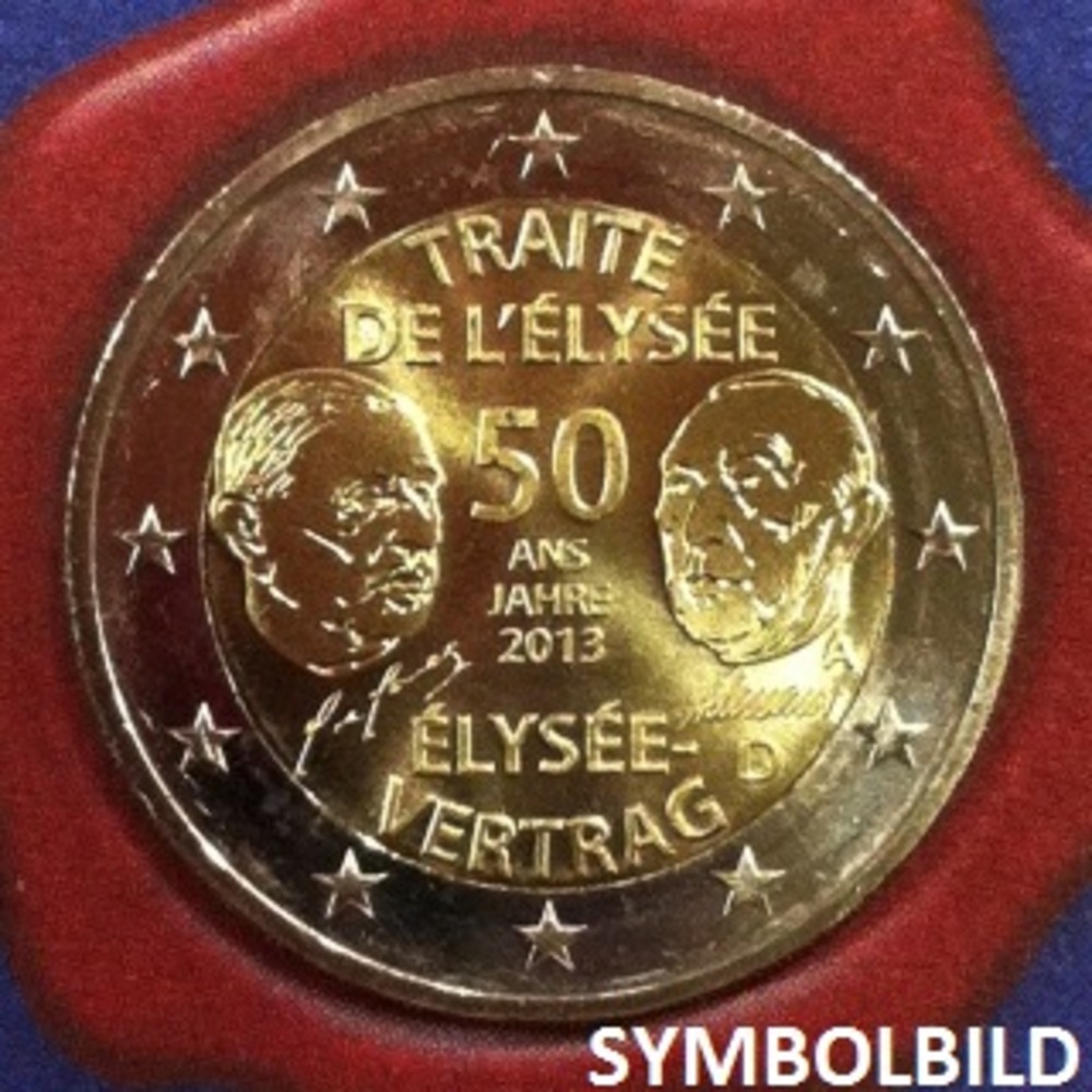 2 Euro 2013 F - Elysee Vertrag