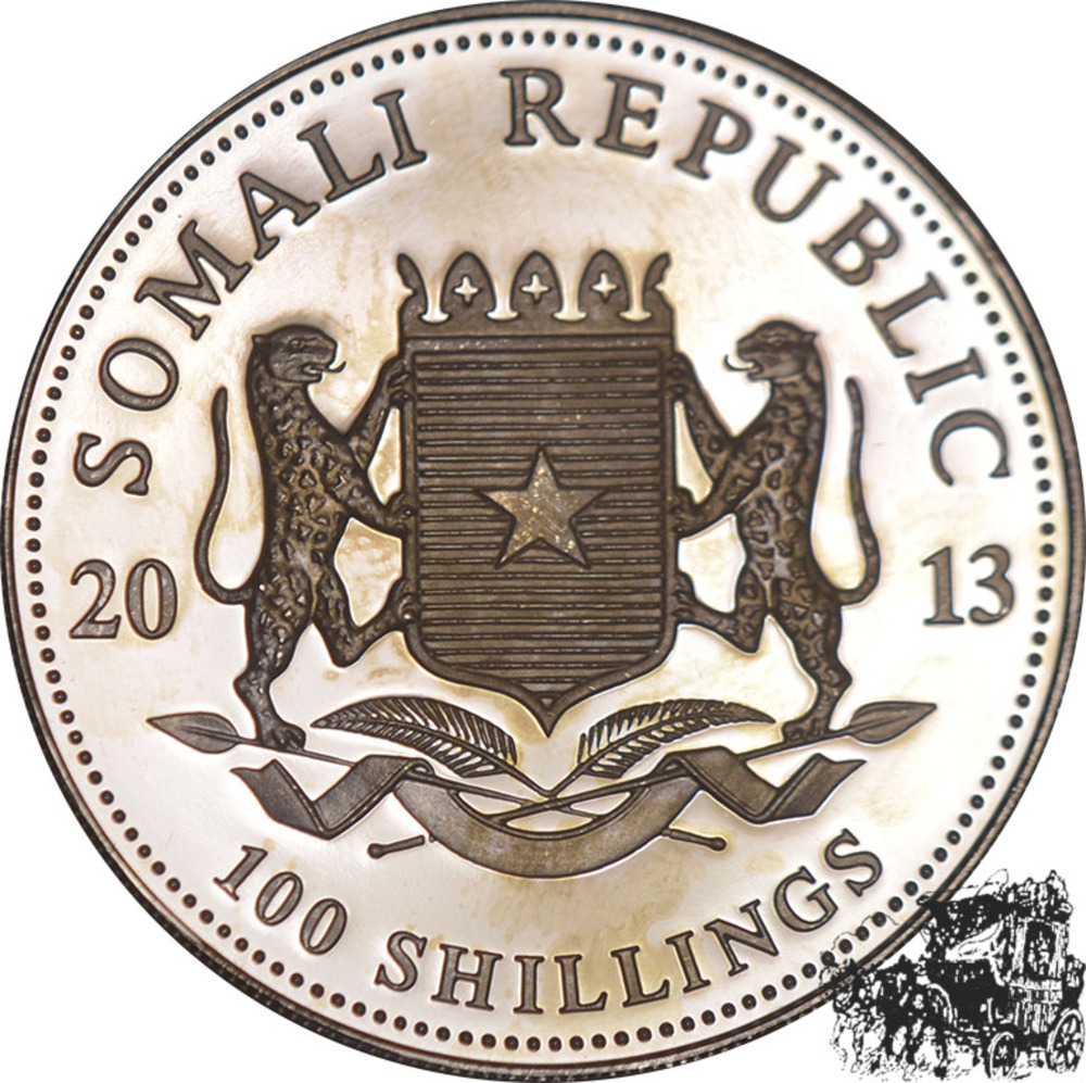 100 Shillings 2013 - Elefant 100 Shillings 2013 - Elefant