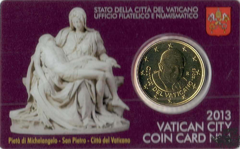 50 Cent 2013 - Vatikan, Coincard Nr 4