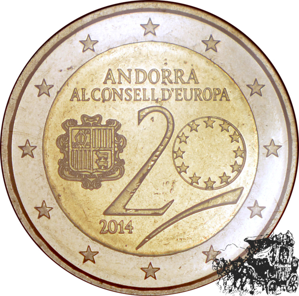 2 Euro 2014 - Europarat 2 Euro 2014 - Europarat