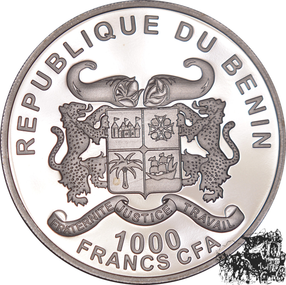 1000 France 2014 - Elefant, Farbapp.