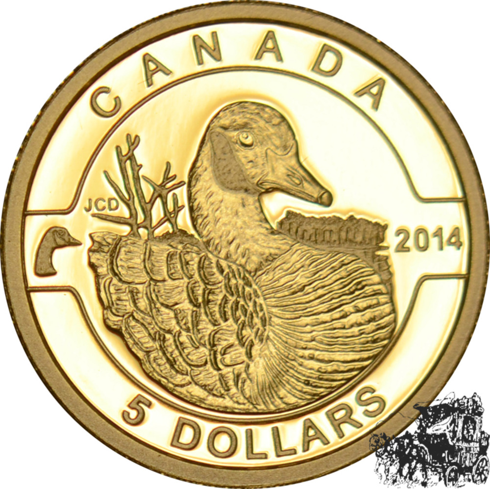 5 Dollar 2014 - Kanadische Graugans