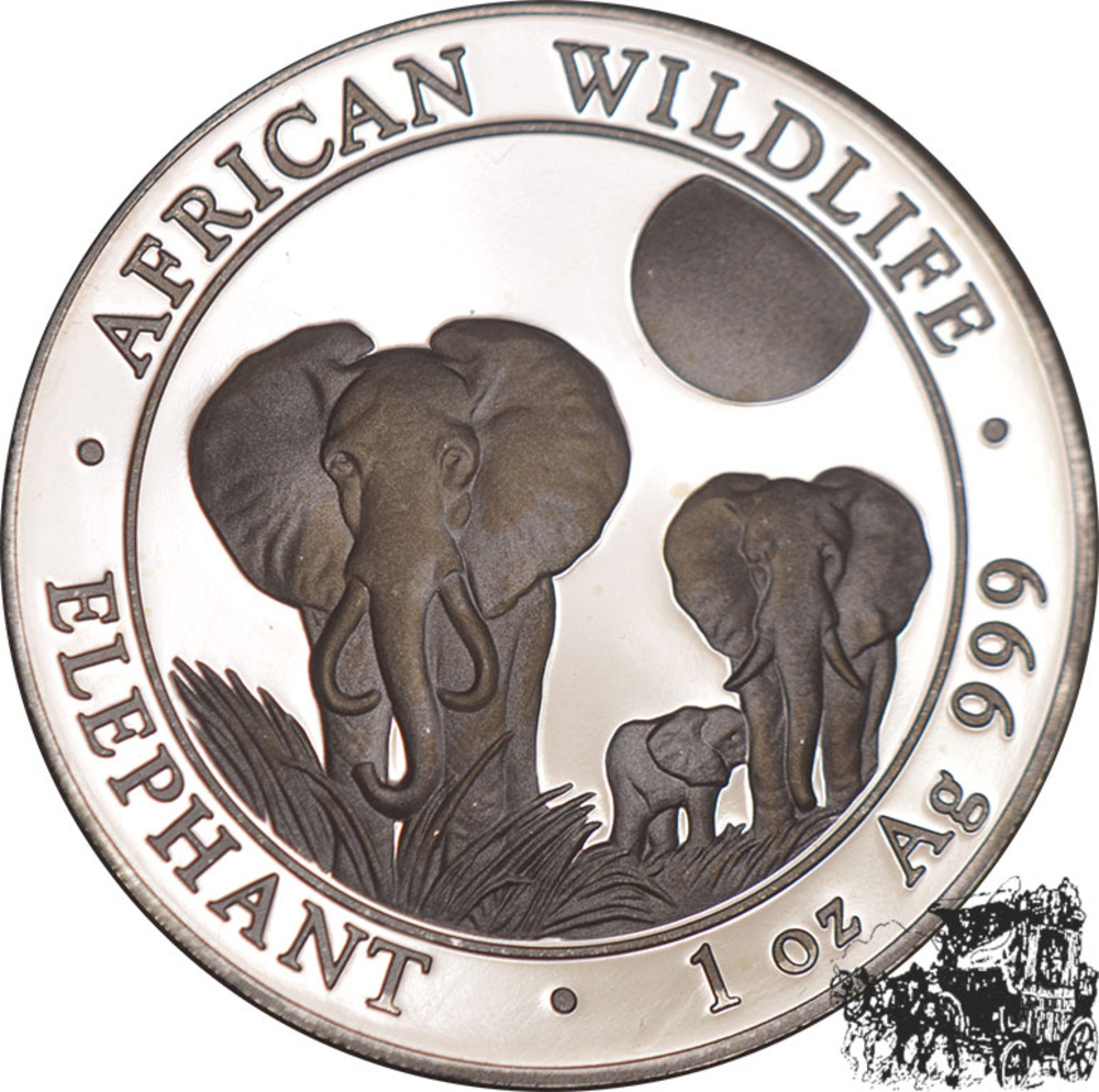 100 Shillings 2014 - Elefant