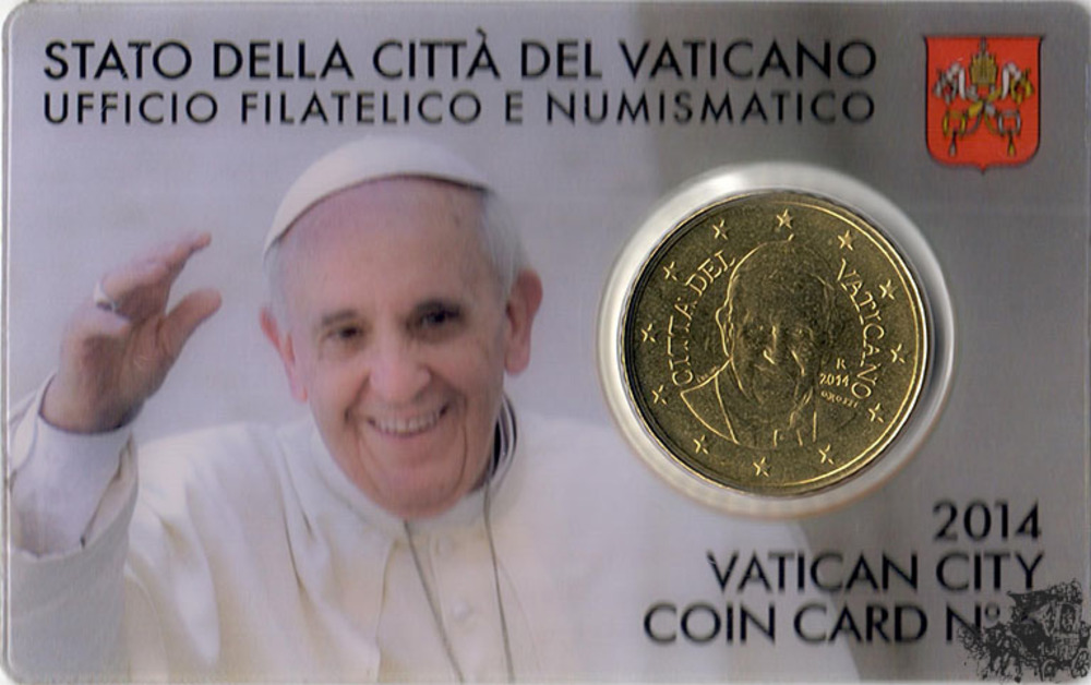 50 Cent 2014 - Vatikan, Coincard Nr 5