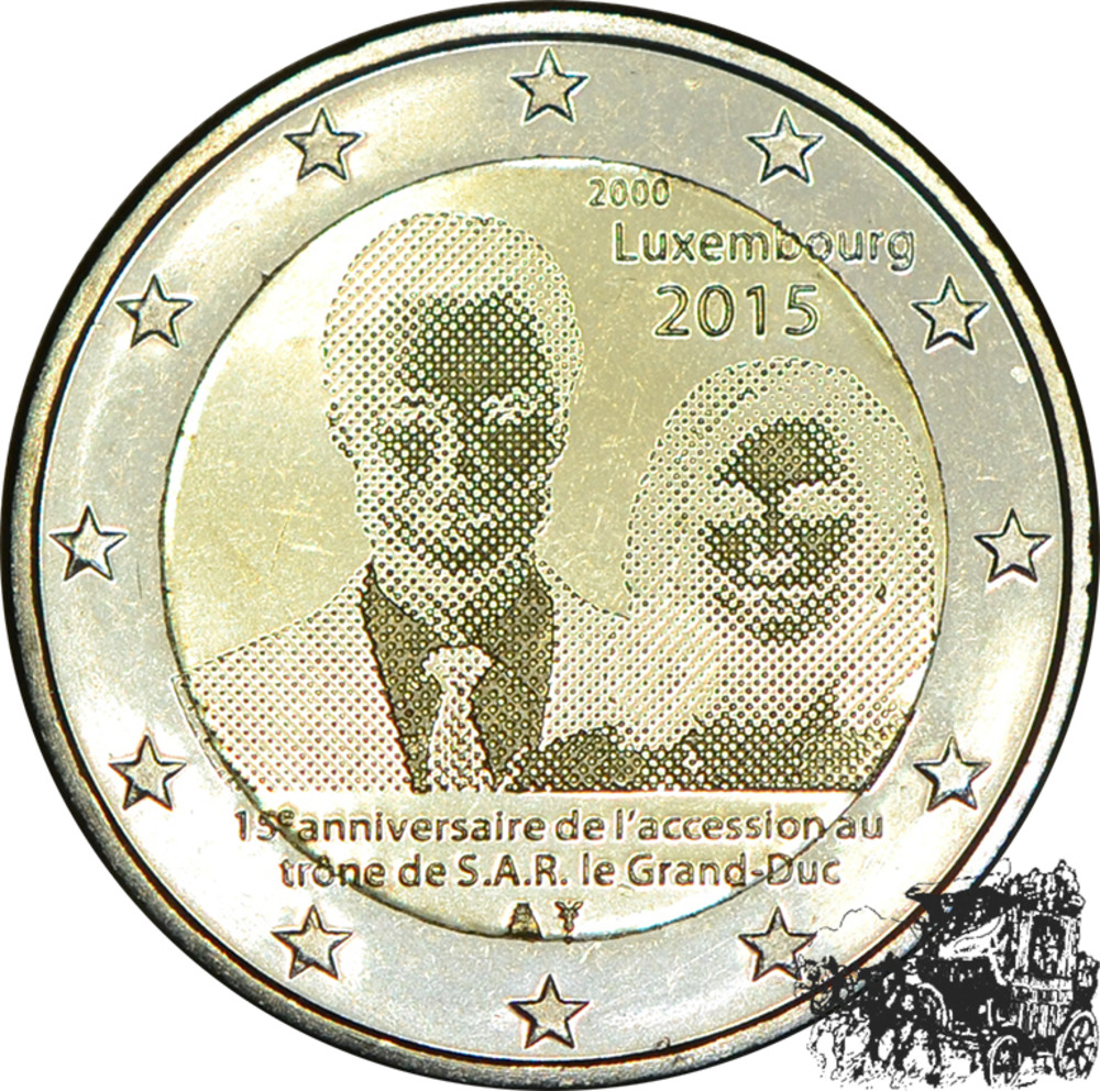 2 Euro 2015 - 15 J. Thronbesteigung 2 Euro 2015 - 15 J. Thronbesteigung