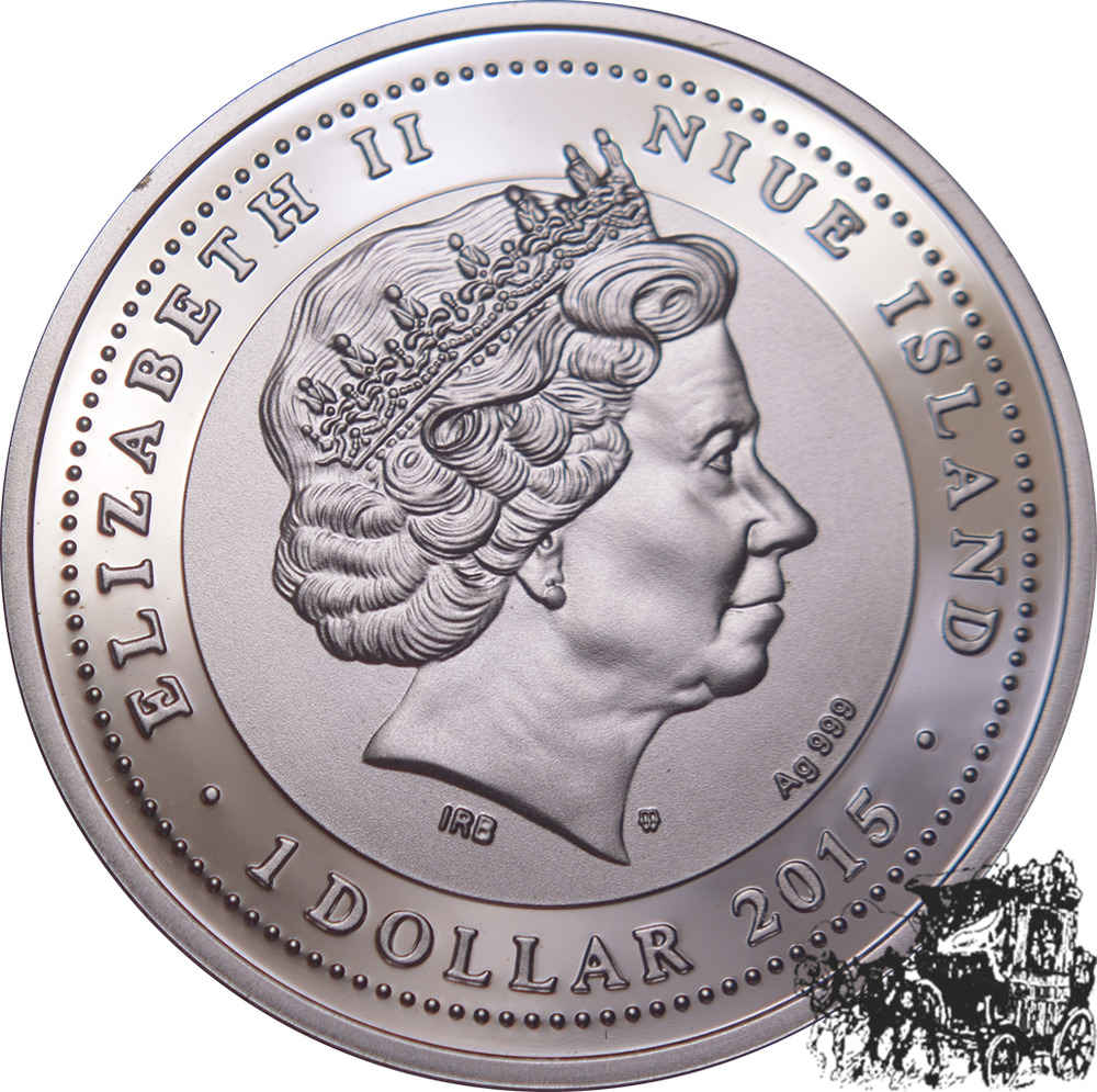 1 Dollar 2015 - Blue Whale