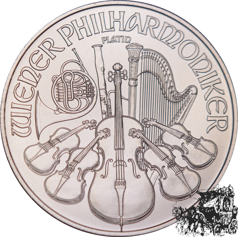 100 Euro 2016- Philharmoniker, 1/1 Unze 2016, Platin