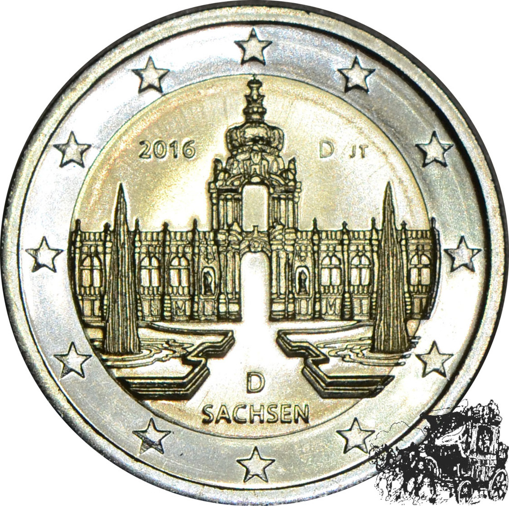 2 Euro 2016 D - Sachsen 2 Euro 2016 D - Sachsen
