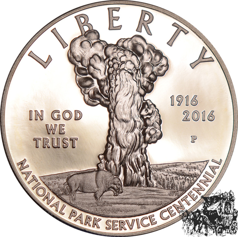 1 Dollar 2016 P - 100 Jahre National Park Service 1 Dollar 2016 P - 100 Jahre National Park Service