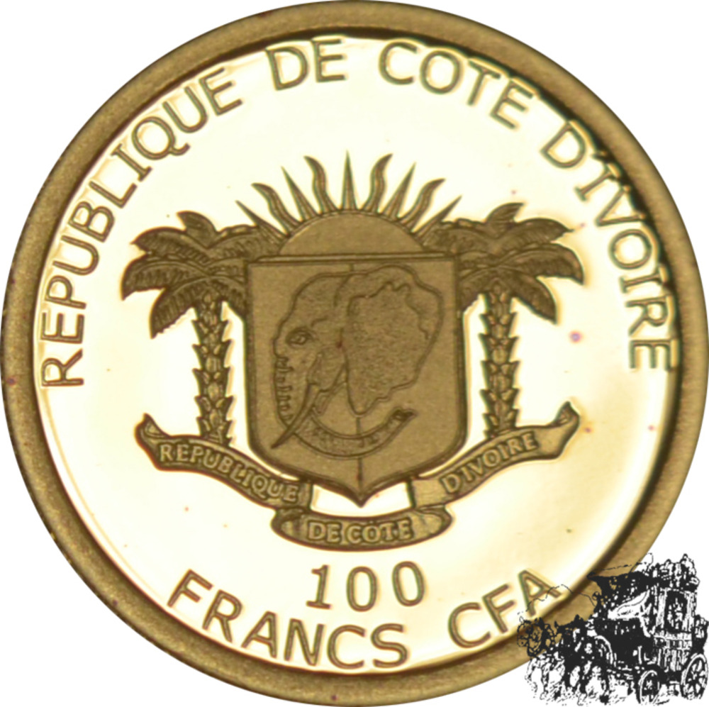 100 Francs 2017 - African Pride, Affe, PP.