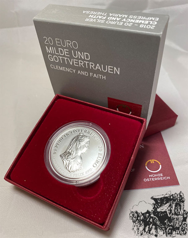 20 Euro 2018 - Maria Theresia “Milde und Gottvertrauen“ - OVP