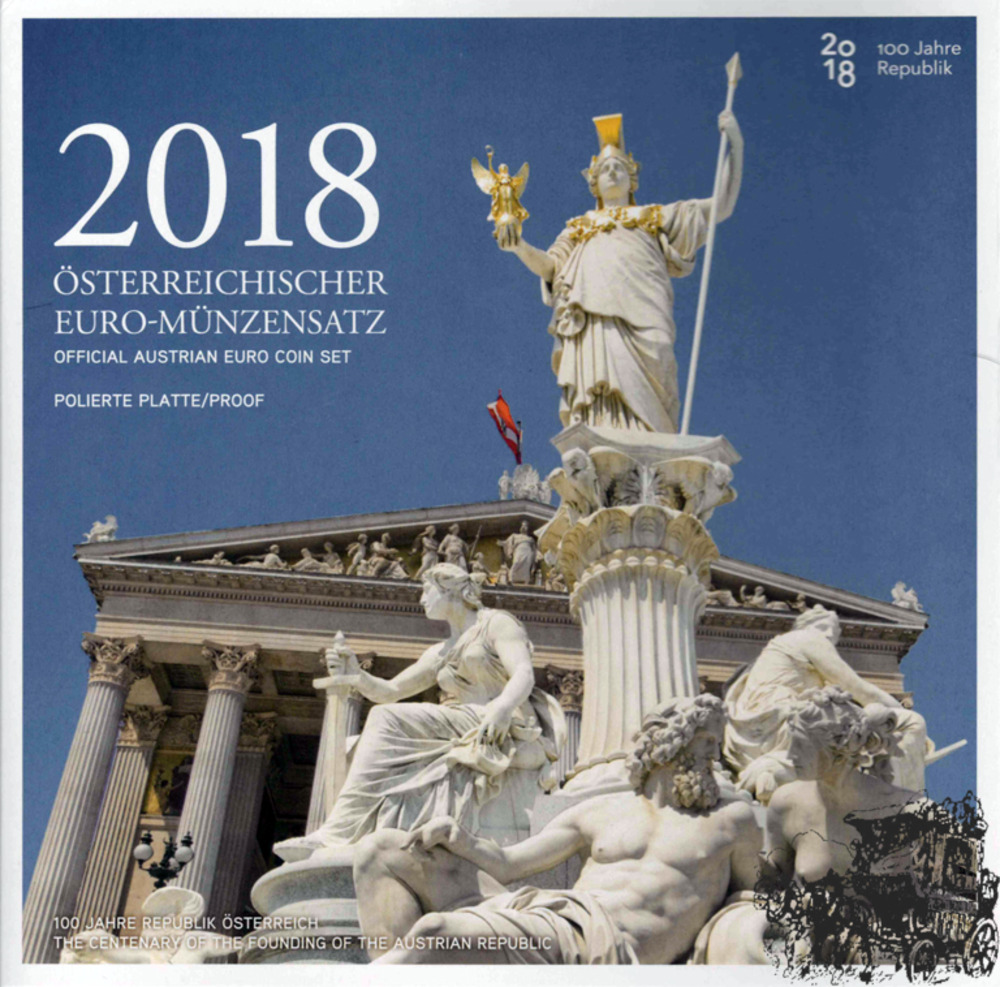 KMS 2018 - Österreich PP, OVP mit Etui und Zertifikat