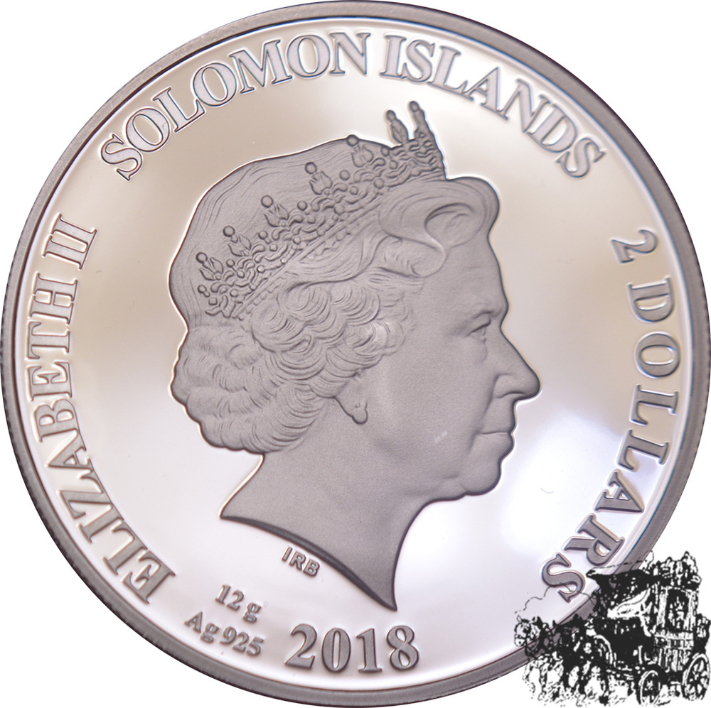 2 Dollar 2018 - Nut - die Himmelsgöttin, Ancient Egypt 2 Dollar 2018 - Nut - die Himmelsgöttin, Ancient Egypt
