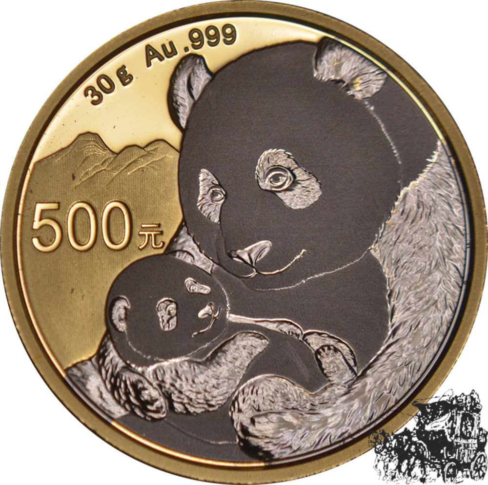 500 Yuan 2019 - Panda in Doppel Platin Editon im Etui mit Zertifikat 500 Yuan 2019 - Panda in Doppel Platin Editon im Etui mit Zertifikat