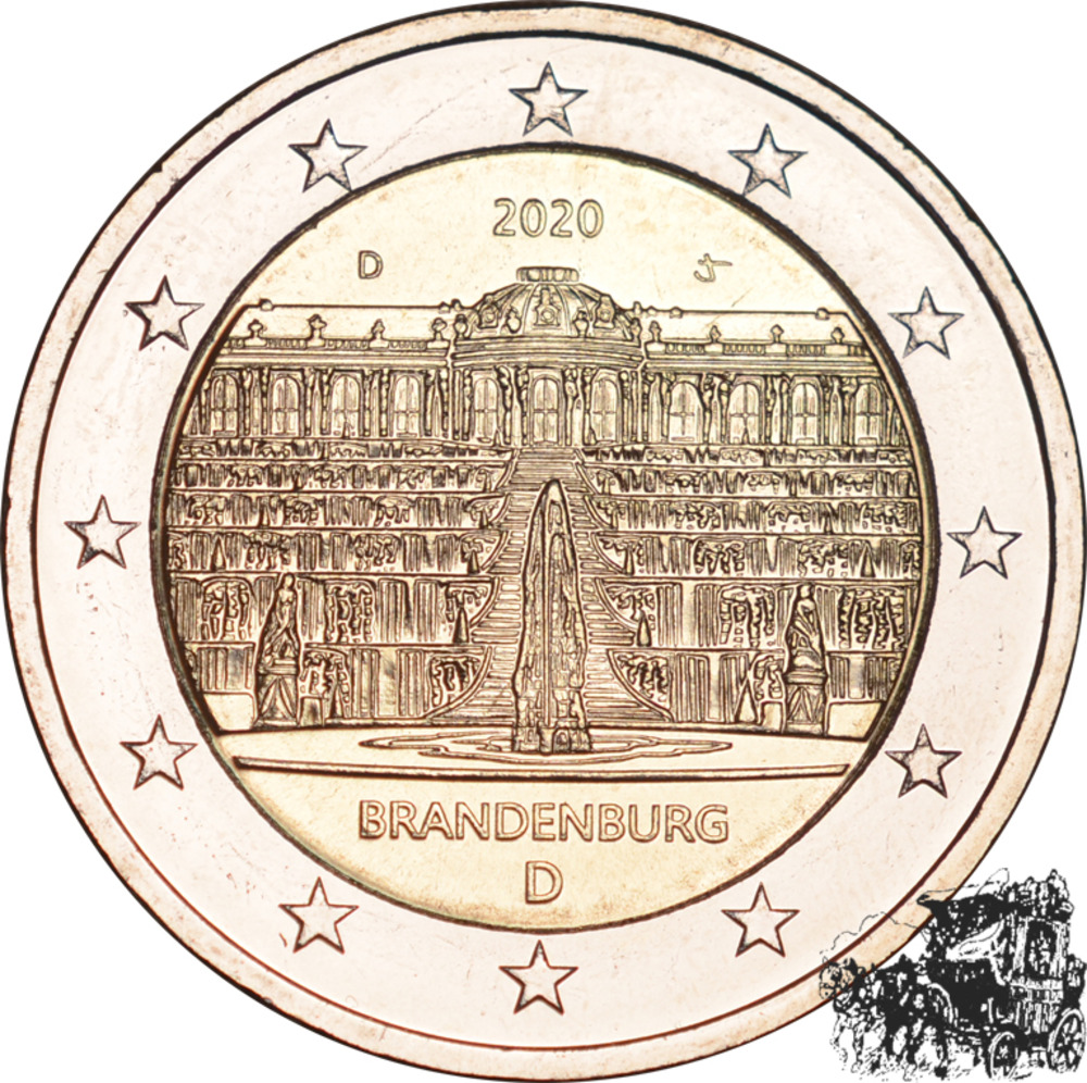 2 Euro 2020 D - Brandenburg 2 Euro 2020 D - Brandenburg