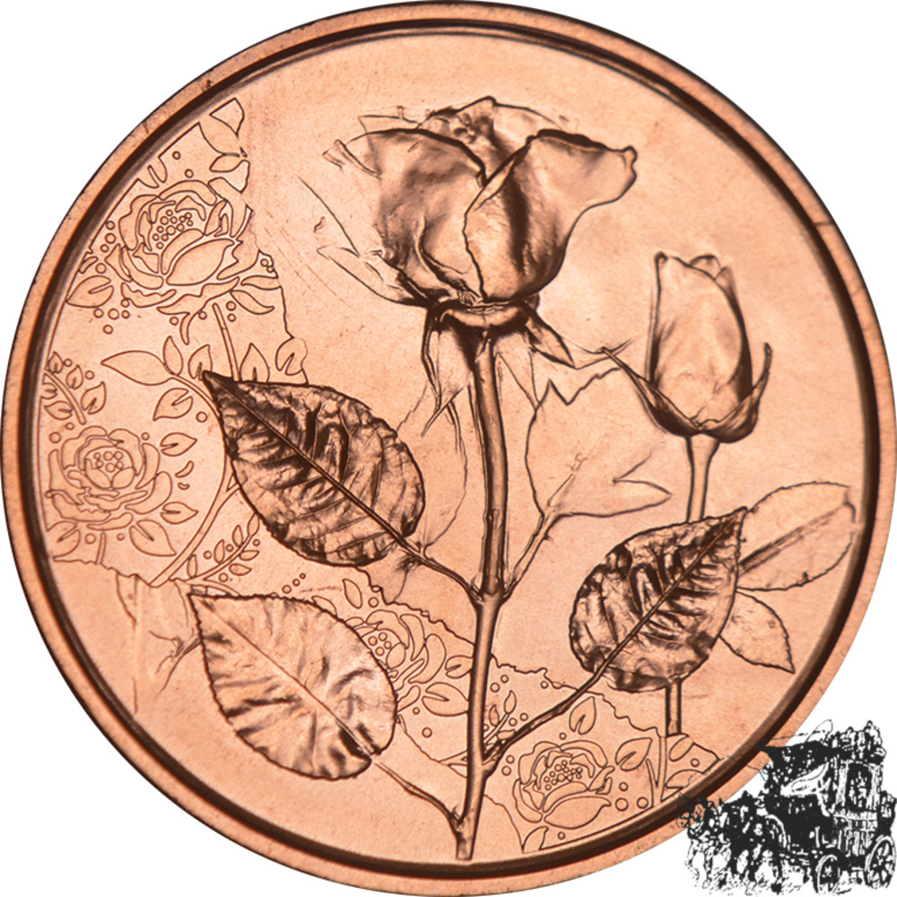 10 Euro 2021 - Rose, Sprache der Blume 10 Euro 2021 - Rose, Sprache der Blume
