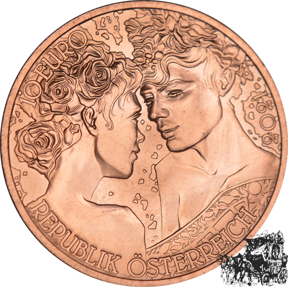 10 Euro 2021 - Rose, Sprache der Blume 10 Euro 2021 - Rose, Sprache der Blume