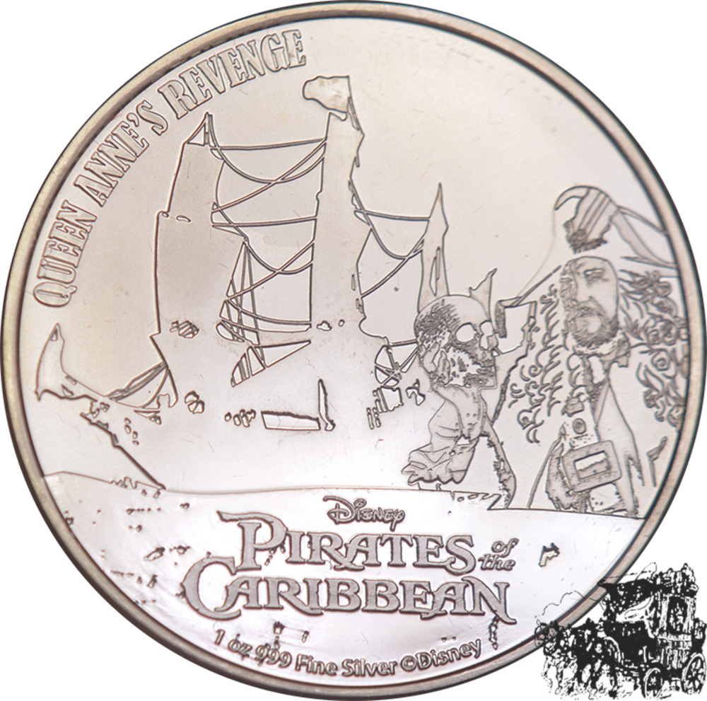 2 Dollar 2022 - Pirates der Caribbean, Niue