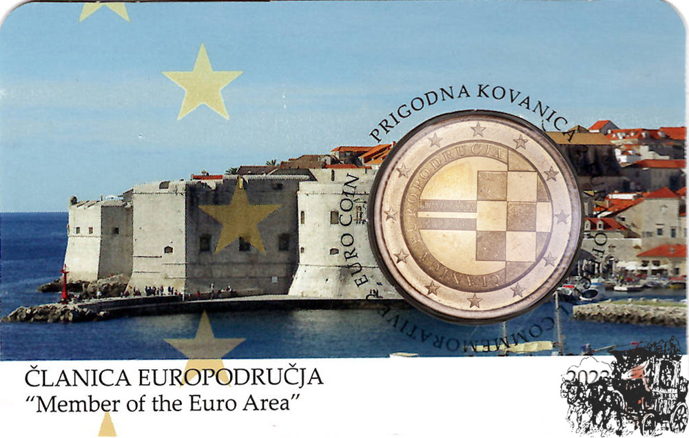 2 Euro 2023 - Kroatien/ Einführung des Euro