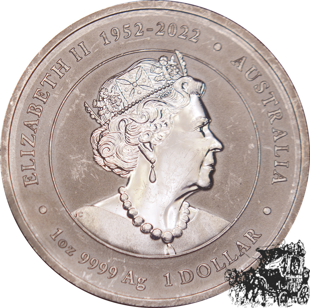 1 Dollar 2024 - Drache, Australien 1 Dollar 2024 - Drache, Australien