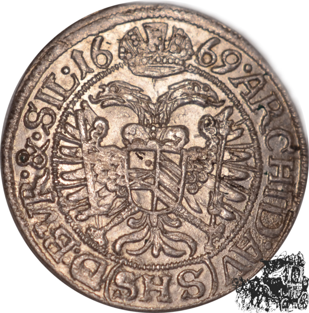 3 Kreuzer 1669 SHS - Breslau