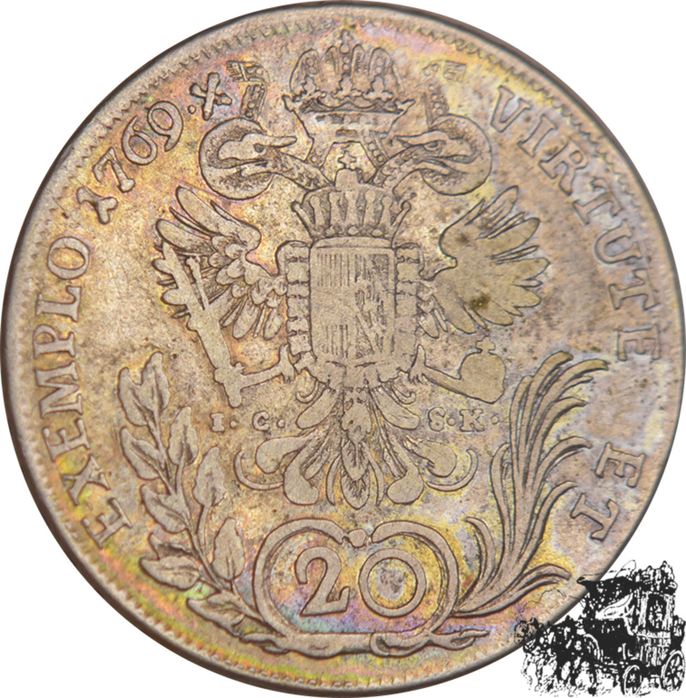 20 Kreuzer 1769 A, IC-SK, Wien/Österreich