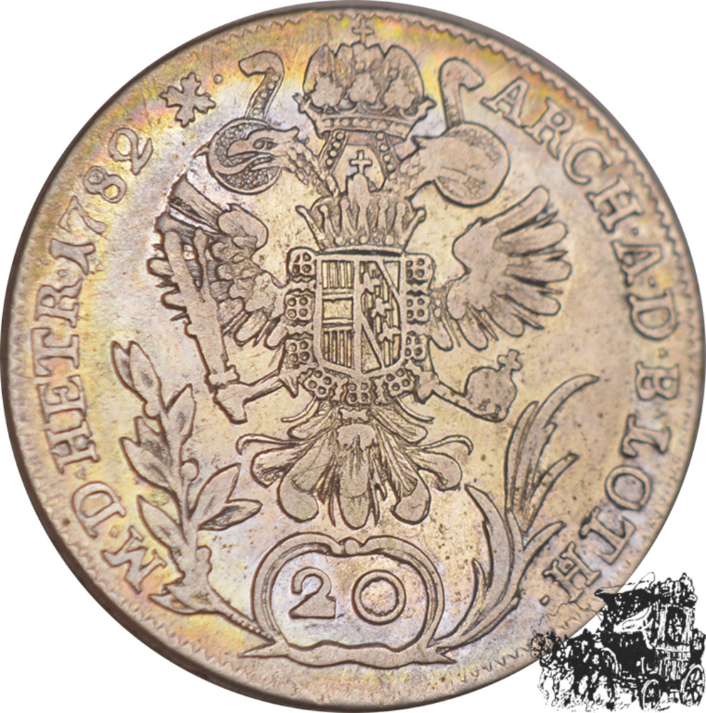 20 Kreuzer 1782 B, Kremnitz/Österreich