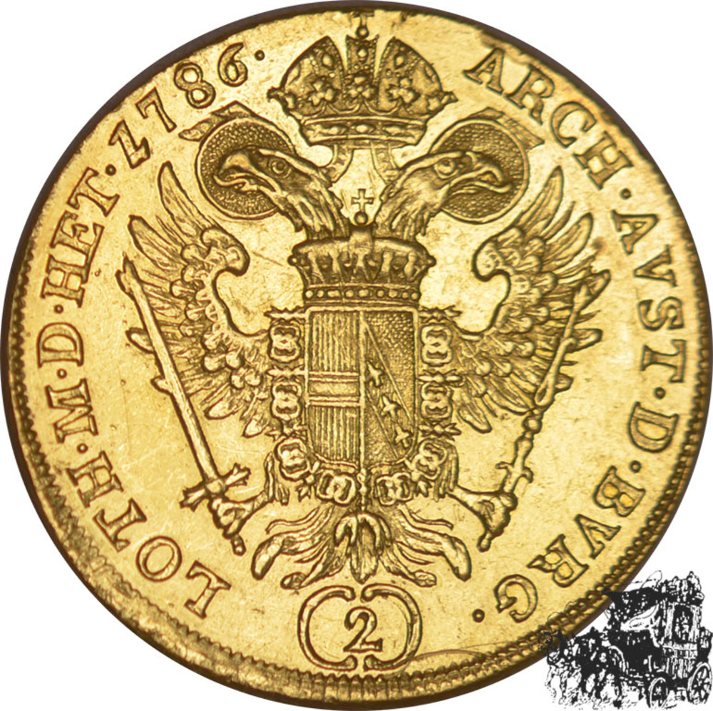 2 Dukaten 1786 A - Österreich