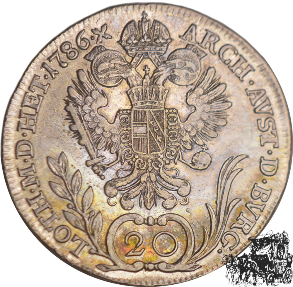 20 Kreuzer 1786 A, Wien/Österreich